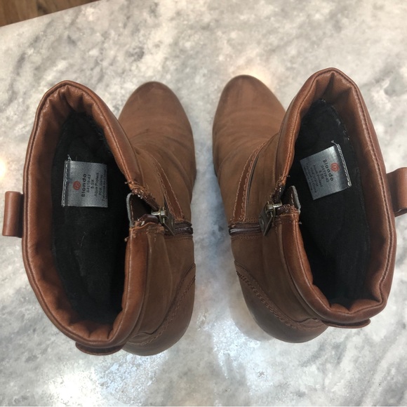 Blondo pamina brown leather boot size 8.5 - Picture 5 of 9